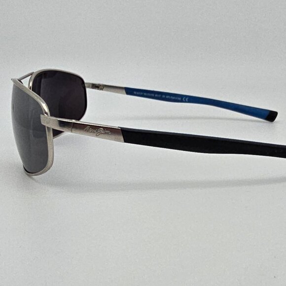 Maui Jim MJ272-17M North Point Silver Frame Polarized Lens Aviator Sunglasses - Picture 3 of 15